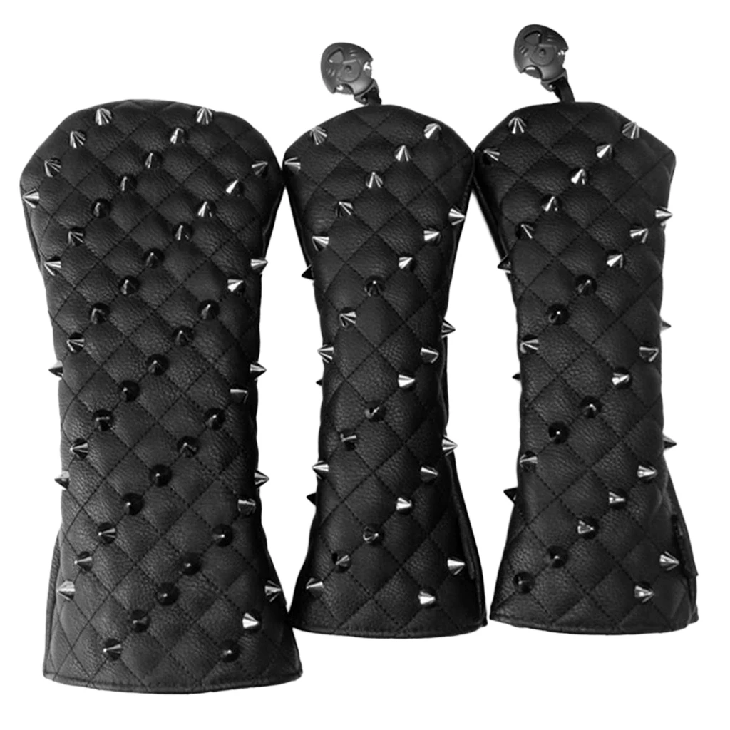 3Pcs Professional Golf Club Driver 1 3 5 Wood Head Covers Set Golf Club Head Cover Replacement Golf Accessories for 460cc Driver 3Pcs Professional Golf Club Driver 1 3 5 Wood Head Covers Set Golf Club Head Cover Replacement Golf Accessories for 460cc Driver