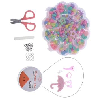 1 Pack Mixed DIY Loose Acrylic Beads set for Kids Toys Beads Jewelry Making 
1 Pack Mixed DIY Loose Acrylic Beads set for Kids Toys Beads Jewelry Making