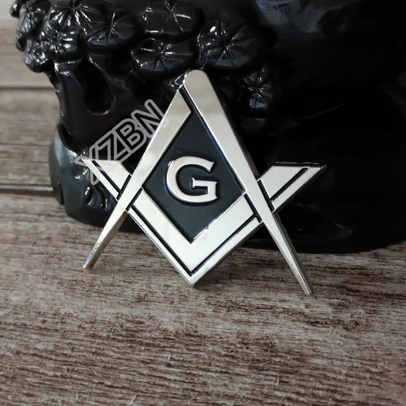 Автомобильный значок Masonic эмблемы масон вольный каменщик BCM31 компас и квадрат G 6*7