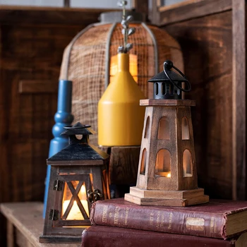 Nordic Wooden Candlestick multi-style wind lamp candle holder balcony courtyard cafe Windproof candle holder desktop retro decor
Nordic Wooden Candlestick multi-style wind lamp candle holder balcony courtyard cafe Windproof candle holder desktop retro decor