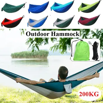 8 colors Hammock Outdoor Home Furniture Garden Hanging Chair Single Double Travel Camping Swing Hammock Bed With Stripe Buckle
8 colors Hammock Outdoor Home Furniture Garden Hanging Chair Single Double Travel Camping Swing Hammock Bed With Stripe Buckle