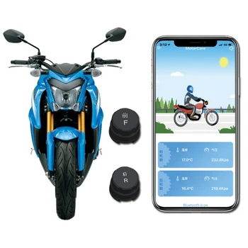 Bluetooth Motorcycle Tire Pressure Monitoring System TPMS Phone APP Detection External Sensor
Bluetooth Motorcycle Tire Pressure Monitoring System TPMS Phone APP Detection External Sensor