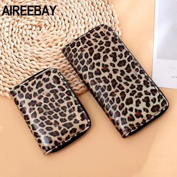AIREEBAY Brand New Hologram Leopard Wallets Long Design Fashion PU Leather Lady Wallet Card Holder Purse Clutch Phone Coin Bag
AIREEBAY Brand New Hologram Leopard Wallets Long Design Fashion PU Leather Lady Wallet Card Holder Purse Clutch Phone Coin Bag