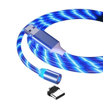1PC netic Charging Mobile Phone Cable Type C Flow Luminous Lighting Data Wire for Samsung Huawei LED Cable(2M Blue)
1PC netic Charging Mobile Phone Cable Type C Flow Luminous Lighting Data Wire for Samsung Huawei LED Cable(2M Blue)