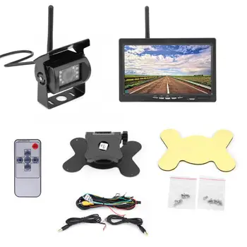 7 Inch TFT LCD Monitor Wireless Rear View Reversing Backup Camera Night Vision for RV Truck Bus Parking Reversing Monitor
7 Inch TFT LCD Monitor Wireless Rear View Reversing Backup Camera Night Vision for RV Truck Bus Parking Reversing Monitor