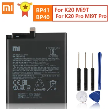 Original Replacement Battery BP41 BP40 For Xiaomi Redmi K20 Pro Mi 9T Pro Mi9T Redmi K20Pro Genuine Phone Battery 3900mAh
Original Replacement Battery BP41 BP40 For Xiaomi Redmi K20 Pro Mi 9T Pro Mi9T Redmi K20Pro Genuine Phone Battery 3900mAh