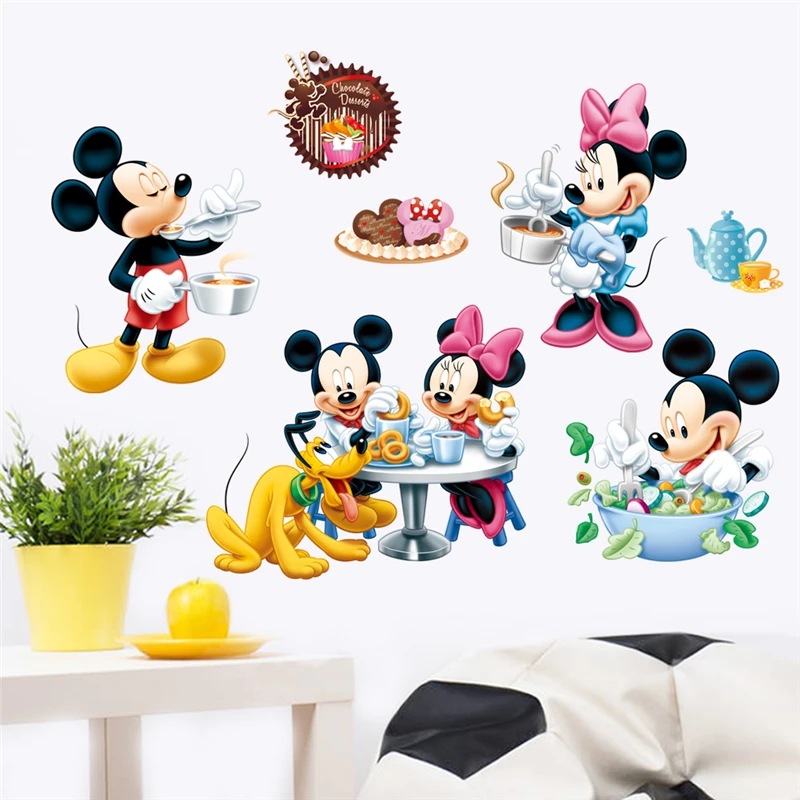 disney mickey minnie mouse pluto cooking wall stickers for kids rooms home decor cartoon wall decals pvc mural art diy posters
disney mickey minnie mouse pluto cooking wall stickers for kids rooms home decor cartoon wall decals pvc mural art diy posters