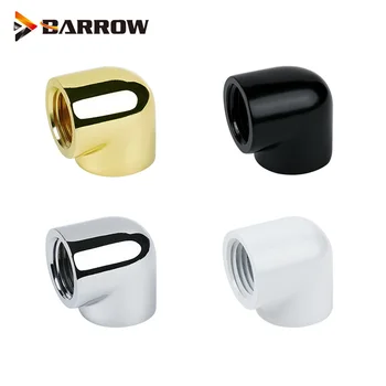 Barrow Double Female G1/4 Thread 90 Degree Fittings Adapter Custom Computer Split Water Cooling Accessory, TDWT90SN-V2
Barrow Double Female G1/4 Thread 90 Degree Fittings Adapter Custom Computer Split Water Cooling Accessory, TDWT90SN-V2
