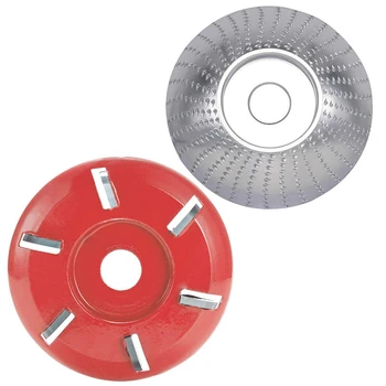2PCS Wood Carving Shaping Disc Grinding Wheel for angle Grinder 6 Teeth Wood Carving Disc angle Grinder Attachment
2PCS Wood Carving Shaping Disc Grinding Wheel for angle Grinder 6 Teeth Wood Carving Disc angle Grinder Attachment