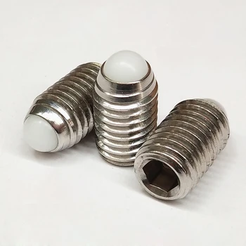 3pcs M4 Allen POM nylon head spring plunger screws resin type bead positioning screw stop bolts stainless steel 6mm-20mm long
3pcs M4 Allen POM nylon head spring plunger screws resin type bead positioning screw stop bolts stainless steel 6mm-20mm long