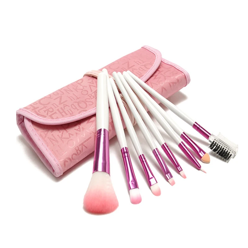 Professinal 8Pcs Pink Women Makeup Brush Set Cosmetic Brushes for Face Eye Shadow Foundation Powder Gift with Leather Bag
Professinal 8Pcs Pink Women Makeup Brush Set Cosmetic Brushes for Face Eye Shadow Foundation Powder Gift with Leather Bag