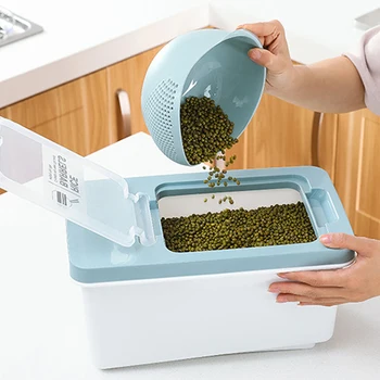Large Capacity Food Storage Container Plastic Kitchen Refrigerator Noodle Box Multigrain Storage Tank Transparent Sealed Cans
Large Capacity Food Storage Container Plastic Kitchen Refrigerator Noodle Box Multigrain Storage Tank Transparent Sealed Cans
