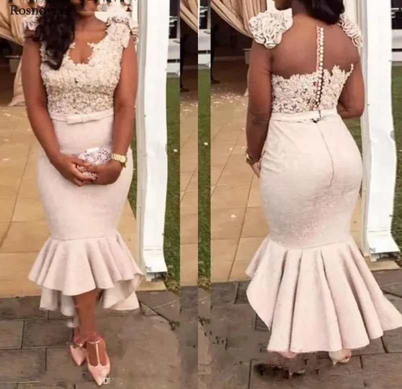 Arabic Mermaid Hi-Lo Bridesmaid Dresses 2020 Sheer Neck Covered Button Back Beaded Wedding Guest Maid Of Honor Gowns Plus Size
Arabic Mermaid Hi-Lo Bridesmaid Dresses 2020 Sheer Neck Covered Button Back Beaded Wedding Guest Maid Of Honor Gowns Plus Size