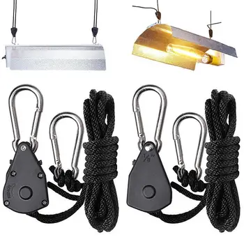 1 Pair Led Grow Light Hanger Heavy Duty Rope Ratchet Reflector Hanger For Grow Light
1 Pair Led Grow Light Hanger Heavy Duty Rope Ratchet Reflector Hanger For Grow Light