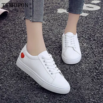 TEMOFON new women shoes white canvas shoes for women comfortable flat sneakers spring summer shoes ladies casual sneakers HVT247
TEMOFON new women shoes white canvas shoes for women comfortable flat sneakers spring summer shoes ladies casual sneakers HVT247