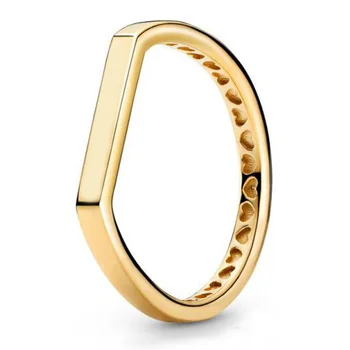 Original Golden Shine Signature Bar Stacking Love Heart Ring For Women 925 Sterling Silver Ring Party Gift DIY Pandora Jewelry 
Original Golden Shine Signature Bar Stacking Love Heart Ring For Women 925 Sterling Silver Ring Party Gift DIY Pandora Jewelry