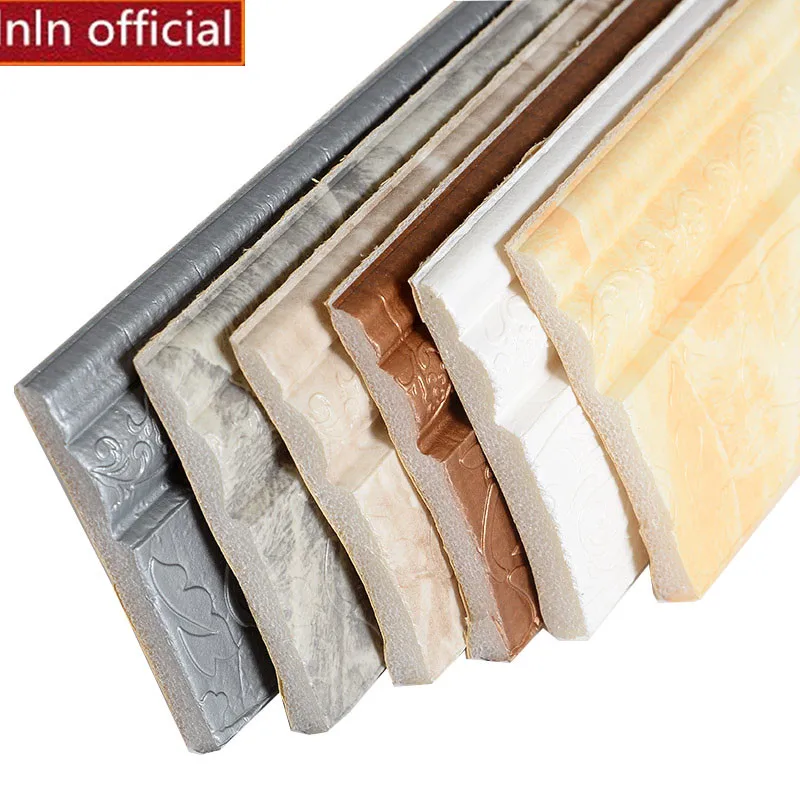 Thicken TV background wall border decorative strip ceiling sticker skirting waist line soft skirting 3D wall sticker for kids 
Thicken TV background wall border decorative strip ceiling sticker skirting waist line soft skirting 3D wall sticker for kids