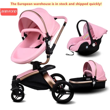 Luxury Multifunctional 3 in 1 Baby Stroller Portable High Landscape Stroller Folding Carriage Red Gold Newborn Baby Stroller 
Luxury Multifunctional 3 in 1 Baby Stroller Portable High Landscape Stroller Folding Carriage Red Gold Newborn Baby Stroller