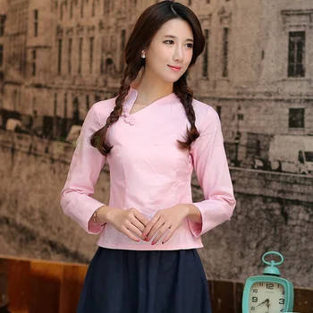 Vintage Cotton Linen Tops Solid Qipao Tops Chinese Ladies Cheongsam Tops Folk Costume Cheongsam Top Online Chinese Store Clothes
Vintage Cotton Linen Tops Solid Qipao Tops Chinese Ladies Cheongsam Tops Folk Costume Cheongsam Top Online Chinese Store Clothes