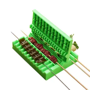 Durable Barbecue Meat Skewer Device Machine BBQ Meat String Device Quick Portable Meat Skewer Box Easy Skewer Cookout Tools
Durable Barbecue Meat Skewer Device Machine BBQ Meat String Device Quick Portable Meat Skewer Box Easy Skewer Cookout Tools