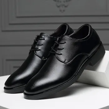 Men formal Leather Men's Handmade Shoes Fashion Brand Men Casual British business shoes big size37-47 Мужская кожаная обувь
Men formal Leather Men's Handmade Shoes Fashion Brand Men Casual British business shoes big size37-47 Мужская кожаная обувь