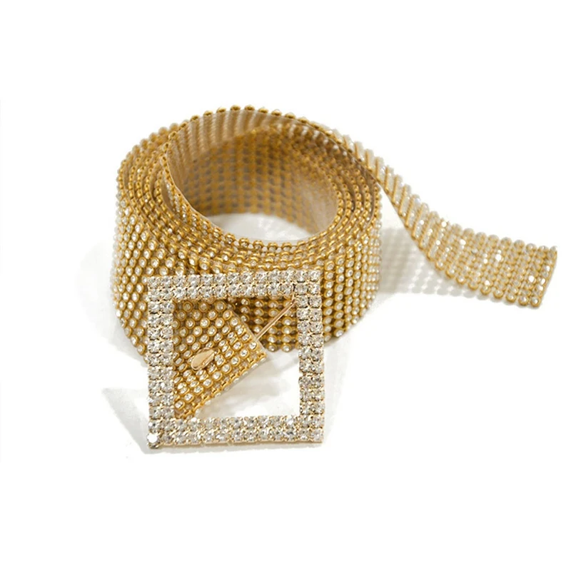 Luxury Women's Rhinestone Belt Female Bright Bride Wide Bling Crystal Diamond Waist Chain Belt Rhinestones Pearl Belts 120cm
Luxury Women's Rhinestone Belt Female Bright Bride Wide Bling Crystal Diamond Waist Chain Belt Rhinestones Pearl Belts 120cm