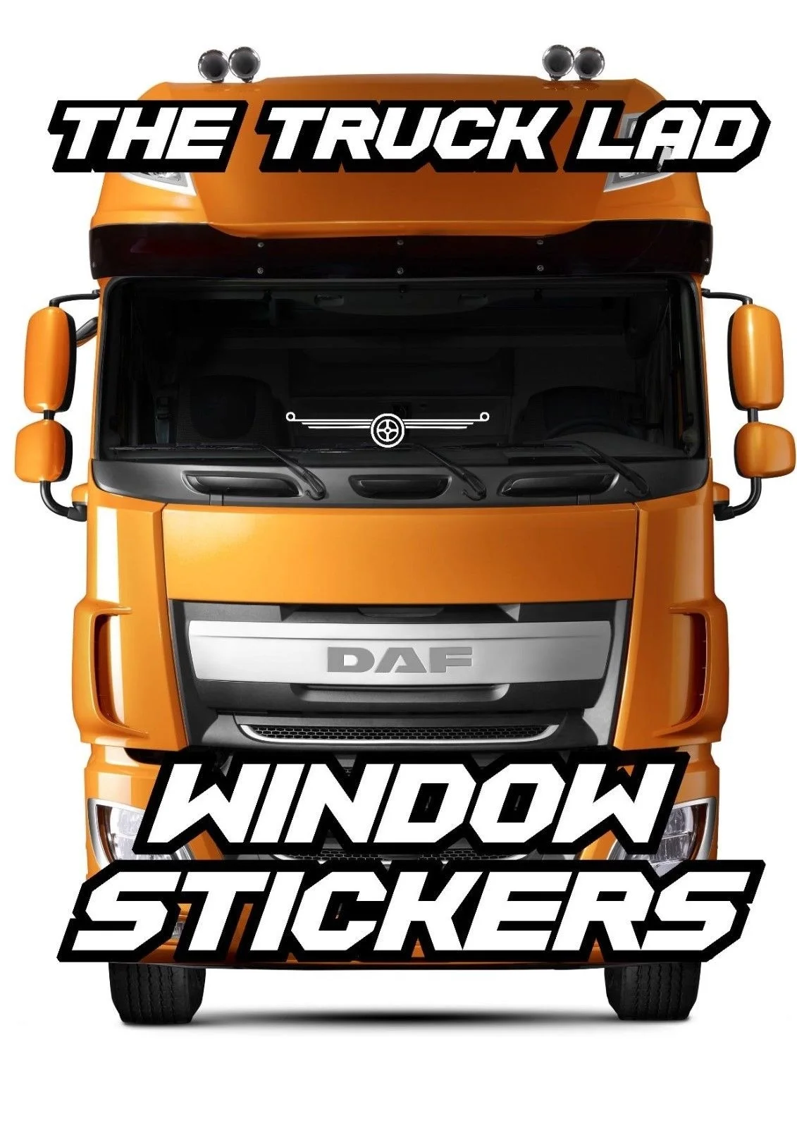 For DAF TRUCKS WHEEL LOGO WINDOW VINYL STICKER X1 XF CF LF HAULAGE TRUCK | Автомобили и мотоциклы