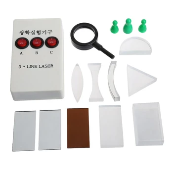 Optical Concave Convex Lens Prism Set Physical Optical Kit Laboratory Equipment
Optical Concave Convex Lens Prism Set Physical Optical Kit Laboratory Equipment