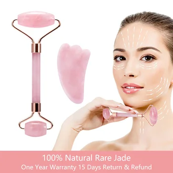 Face Massager Jade Roller Facial Massage Relaxation Weight Loss 100% Natural Rose Quartz Scraper Massager Beauty Skin Care Tools
Face Massager Jade Roller Facial Massage Relaxation Weight Loss 100% Natural Rose Quartz Scraper Massager Beauty Skin Care Tools