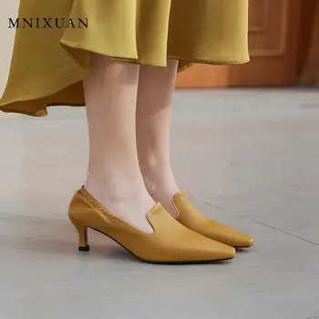 MNIXUAN Elegant office work women pumps shoes spring 2020 solid autumn new square toe slip on ladies high kitten heels plus size
MNIXUAN Elegant office work women pumps shoes spring 2020 solid autumn new square toe slip on ladies high kitten heels plus size
