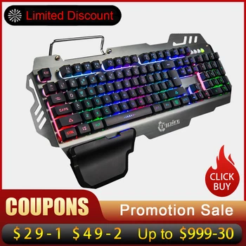 PK-900 Gaming Keyboard RGB Backlight Computer Keyboard Feels Keyboards with Mobile Phone Holder Wrist Rest for LOL
PK-900 Gaming Keyboard RGB Backlight Computer Keyboard Feels Keyboards with Mobile Phone Holder Wrist Rest for LOL