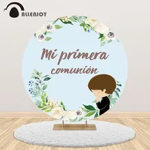 Allenjoy Round Background Circle Backdrops Covers My First Communion Boy Girl Floral Party Decoration Photocall Photozone Banner
Allenjoy Round Background Circle Backdrops Covers My First Communion Boy Girl Floral Party Decoration Photocall Photozone Banner