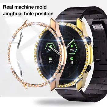 Protective Cover For Samsung Galaxy Watch3 PC Electroplating Single Row Diamond Watch Protective Cover 45MM Smart Accessories
Protective Cover For Samsung Galaxy Watch3 PC Electroplating Single Row Diamond Watch Protective Cover 45MM Smart Accessories
