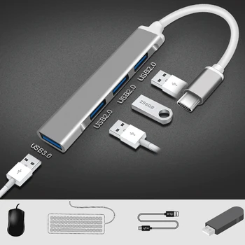 Mini USB3.0 Hub Type-C Hub Mini Hub Type-C Hub Splitter One Pull Four Type C Extended 5Gbps High Speed Transmission 8x1.6x0.7cm
Mini USB3.0 Hub Type-C Hub Mini Hub Type-C Hub Splitter One Pull Four Type C Extended 5Gbps High Speed Transmission 8x1.6x0.7cm