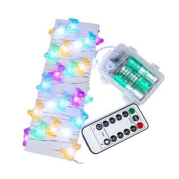 Easter Decoration Lights Rabbit 30 LED String Lights Battery Operated with Remote LEDs Bunny Shaped String Lights for Bedroom Pa
Easter Decoration Lights Rabbit 30 LED String Lights Battery Operated with Remote LEDs Bunny Shaped String Lights for Bedroom Pa