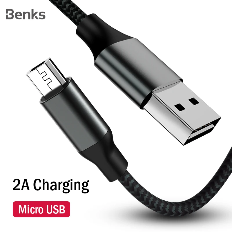 Benks Micro USB Cable 2A Nylon Fast Charging For Samsung S7 S6 Xiaomi Redmi Note 5 Pro Huawei Android Mobile Phone Data Cables
Benks Micro USB Cable 2A Nylon Fast Charging For Samsung S7 S6 Xiaomi Redmi Note 5 Pro Huawei Android Mobile Phone Data Cables