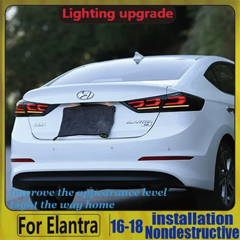 Rear Running light + Brake Light + Reverse + Dynamic Turn Signal Car LED Tail Light Taillight For Hyundai Elantra 2017 2018
Rear Running light + Brake Light + Reverse + Dynamic Turn Signal Car LED Tail Light Taillight For Hyundai Elantra 2017 2018