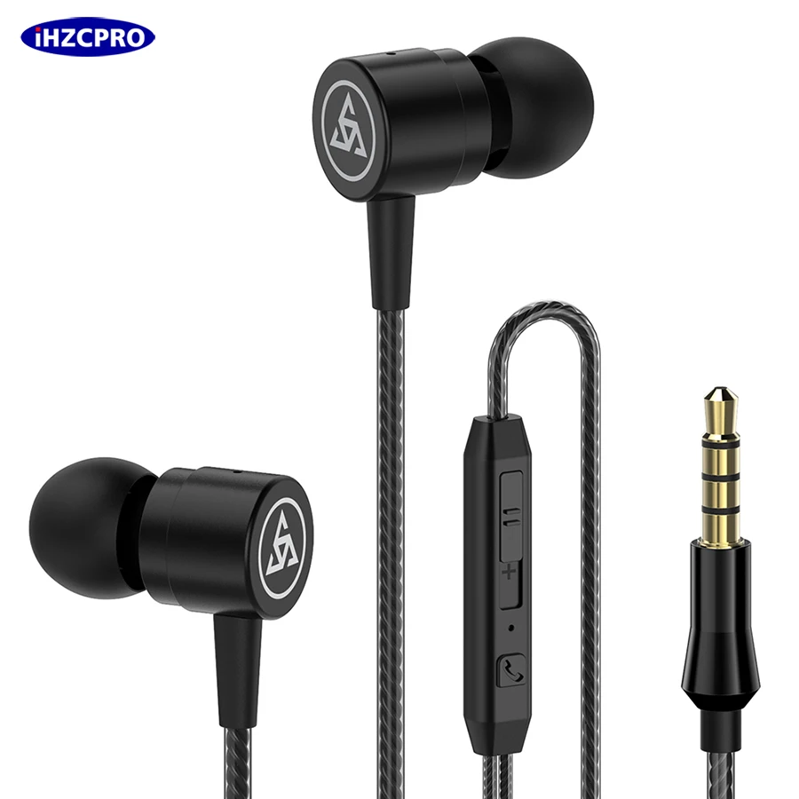 Wired Earphones for iPhone Samsung Huawei Mobile Phone Wire earphone with Microphone and Volume Control Powerful Bass Sound
Wired Earphones for iPhone Samsung Huawei Mobile Phone Wire earphone with Microphone and Volume Control Powerful Bass Sound