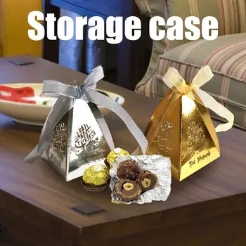 50Pcs Muslim Ramadan Festival Candy Box Openwork Candy Box Golden Silver Black Chocolate Storage Box Islamic
50Pcs Muslim Ramadan Festival Candy Box Openwork Candy Box Golden Silver Black Chocolate Storage Box Islamic