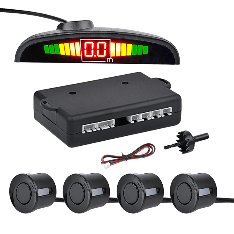 Car Reversing Radar Led Voice Parktronic LED Parking Sensor Reverse Backup Auto Parking Radar Monitor Detector System Display
Car Reversing Radar Led Voice Parktronic LED Parking Sensor Reverse Backup Auto Parking Radar Monitor Detector System Display