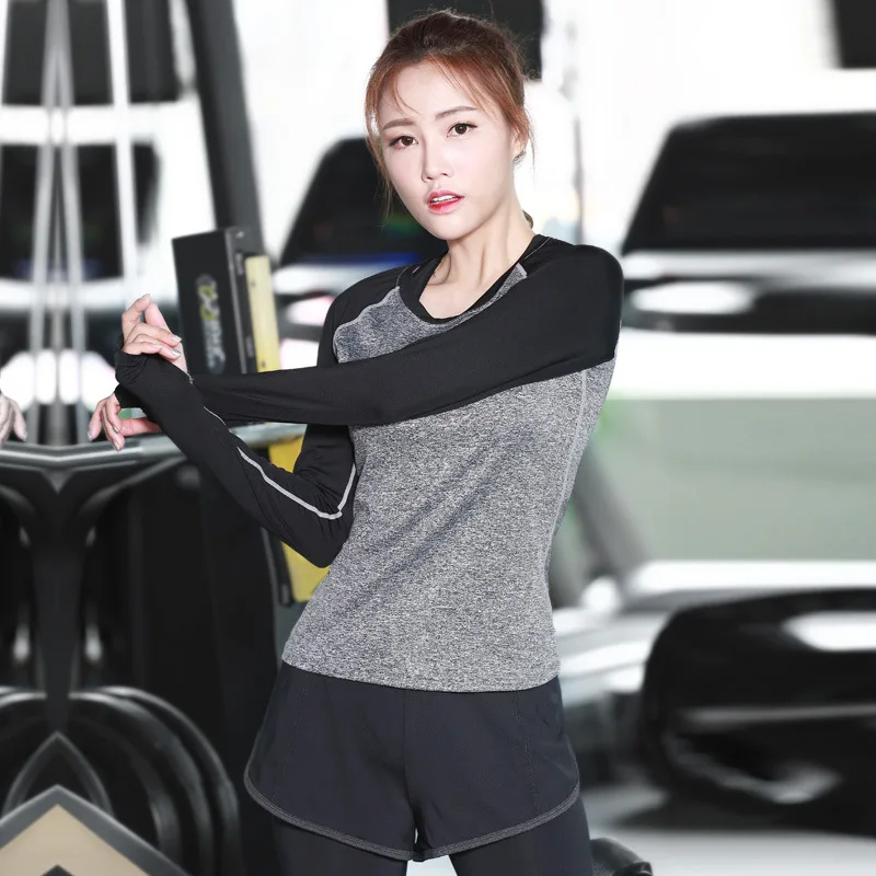 Korean-style 2019 New Style Women's Fitness Long Sleeve Athletic T-shirt Quick Drying Clothes Yoga Clothes Training Clothing Win
Korean-style 2019 New Style Women's Fitness Long Sleeve Athletic T-shirt Quick Drying Clothes Yoga Clothes Training Clothing Win
