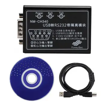 NM-CH340 Portable Durable ABS USB to RS232 Adapter Cable Line with Isolation Module Adapter Cable Line
NM-CH340 Portable Durable ABS USB to RS232 Adapter Cable Line with Isolation Module Adapter Cable Line