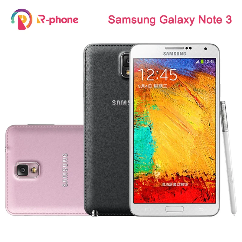 Samsung Galaxy Note 3 N900 N9005 Восстановленный мобильный телефон Оригинальный