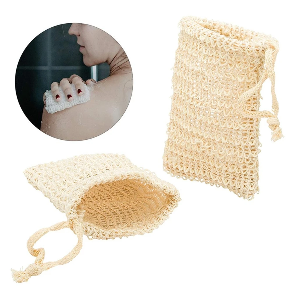 

Soap Saver Bag Soap Net Handmade Cotton Sisal Soap Bag Homemade Soap Mesh Bag