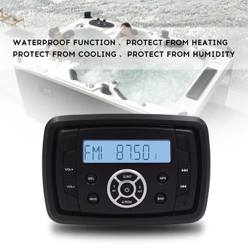 Boat Waterproof Bluetooth Stereo Audio Square Marine FM AM Radio Digital Media Sound System MP3 Player For ATV UTV Yacht
Boat Waterproof Bluetooth Stereo Audio Square Marine FM AM Radio Digital Media Sound System MP3 Player For ATV UTV Yacht
