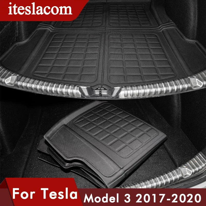 Car Mat For Tesla Model 3 Front&Rear Trunk Pad TPE Waterproof Non-slip Cargo Tray Trunk Matting For Tesla Model 3 Accessories
Car Mat For Tesla Model 3 Front&Rear Trunk Pad TPE Waterproof Non-slip Cargo Tray Trunk Matting For Tesla Model 3 Accessories
