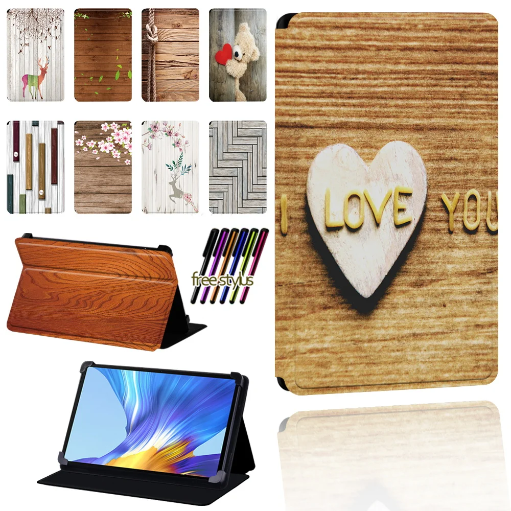 Wood Pattern Tablet Case for Huawei MatePad / Honor V6 / Enjoy Tablet 2 Leather Foldable Lightweight Protective Case Cover + Pen
Wood Pattern Tablet Case for Huawei MatePad / Honor V6 / Enjoy Tablet 2 Leather Foldable Lightweight Protective Case Cover + Pen