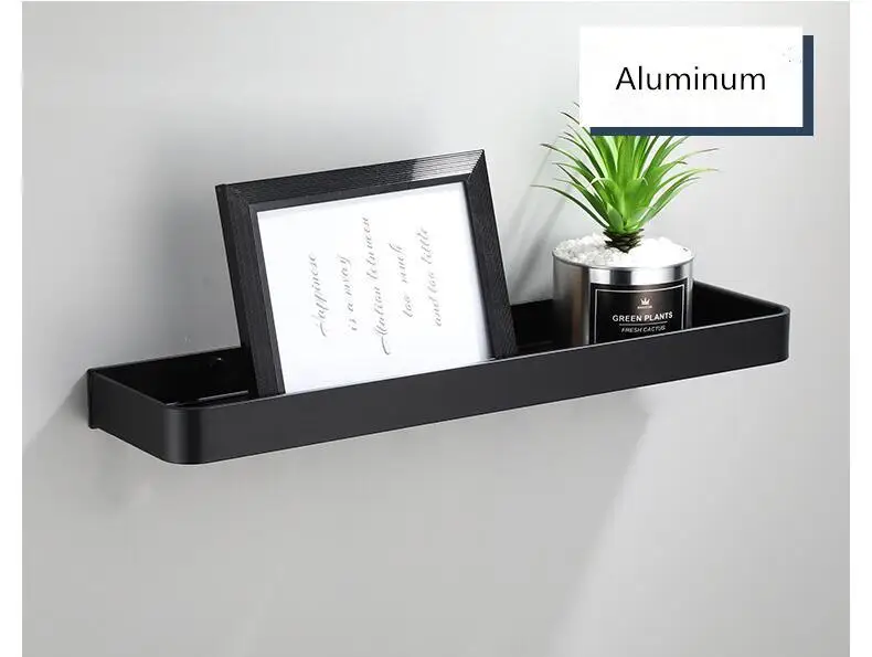 Bathroom Shelf Bath Shower Shelf Aluminum Black Bathroom Corner shelf Wall Mounted Black Aluminum Kitchen Storage holder Bathroom Shelf Bath Shower Shelf Aluminum Black Bathroom Corner shelf Wall Mounted Black Aluminum Kitchen Storage holder