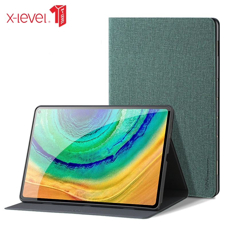 For Huawei Matepad Pro Case X-Level Tablet Case Smart Flip Fabric+TPU Cover for Huawei Matepad Pro 10.8 M6 10.4
For Huawei Matepad Pro Case X-Level Tablet Case Smart Flip Fabric+TPU Cover for Huawei Matepad Pro 10.8 M6 10.4