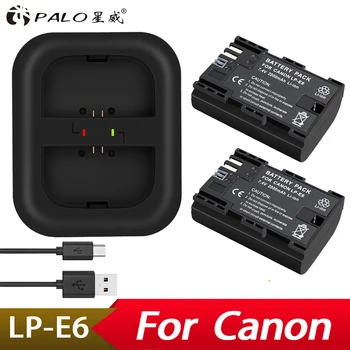 Palo 2Pcs E6 LPE6 LP-E6 Battery 2000mAh + LED Dual Charger For Canon EOS 5DS R 5D Mark II 5D Mark III 6D 7D 80D EOS 5DS R Camera
Palo 2Pcs E6 LPE6 LP-E6 Battery 2000mAh + LED Dual Charger For Canon EOS 5DS R 5D Mark II 5D Mark III 6D 7D 80D EOS 5DS R Camera